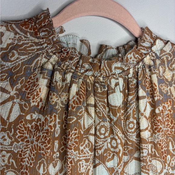 Ulla Johnson Maja Feldspar Paisley Chiffon Minidress Size 6 Long Sleeve EUC - Picture 8 of 16